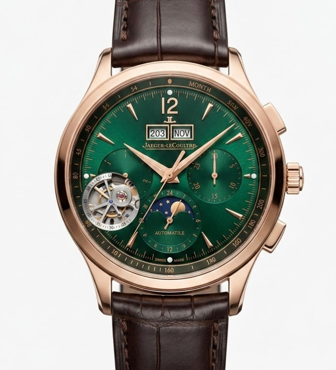 Jaege# lecoultr# leather automatic