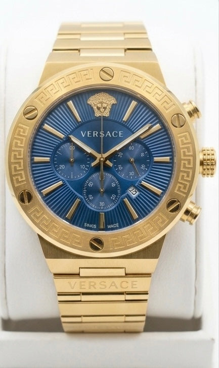 Varsac# chronograph metal golden