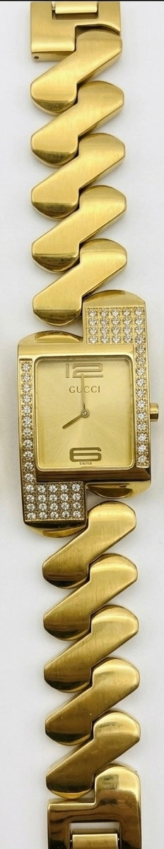 Gucc# golden diamond bracelet
