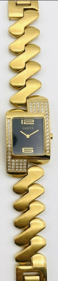 Gucc# golden diamond bracelet