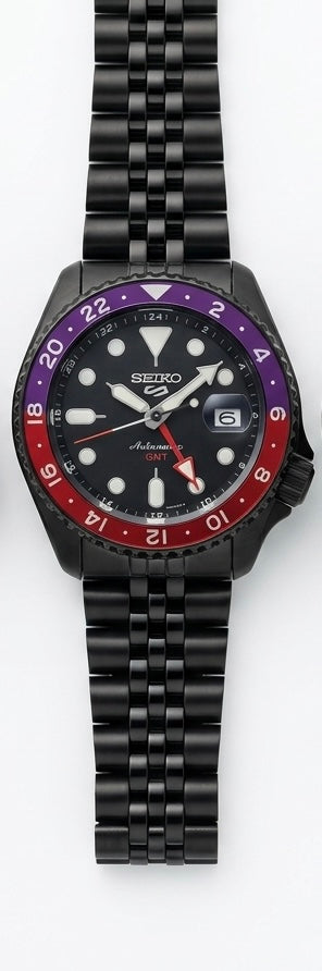 Seiko gmt automatic metal