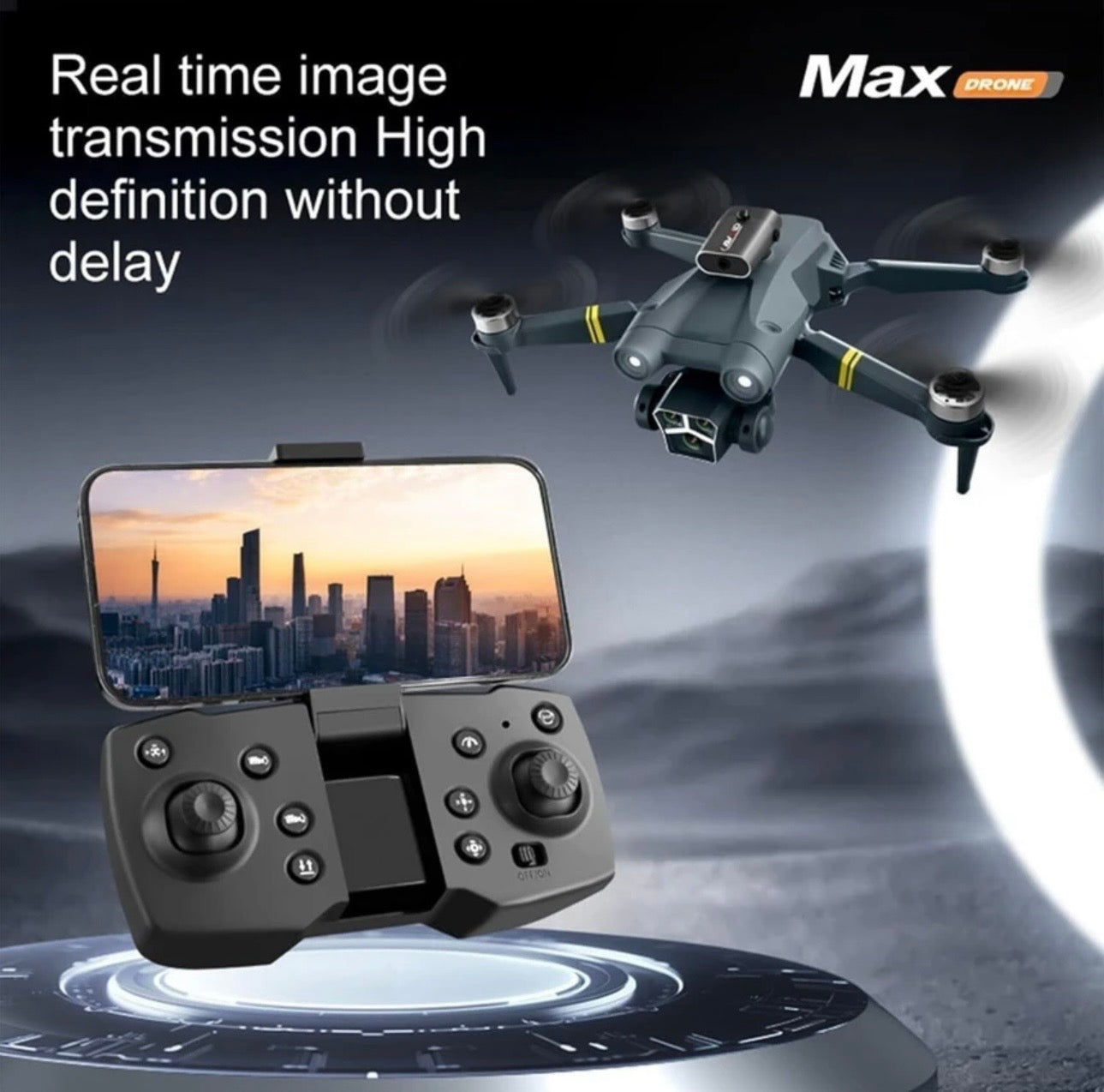 M3 Max - 4K Dual Camera, Foldable Quadcopter with WiFi FPV & Long Flight Time Drone