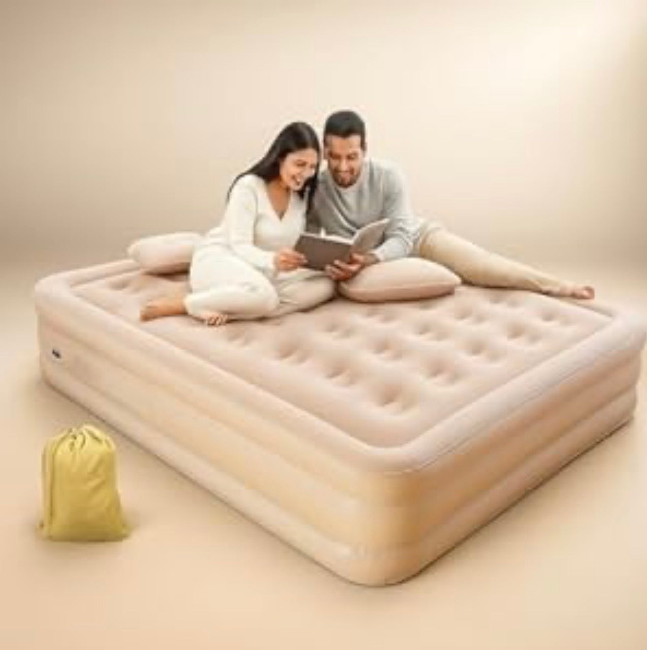 Inflatable Bed, Twin Portable Inflatable Air Mattress
