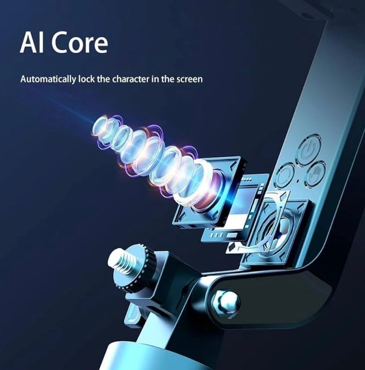Q185 Auto Face Tracking AI Gimbal Selfie Stick Tripod