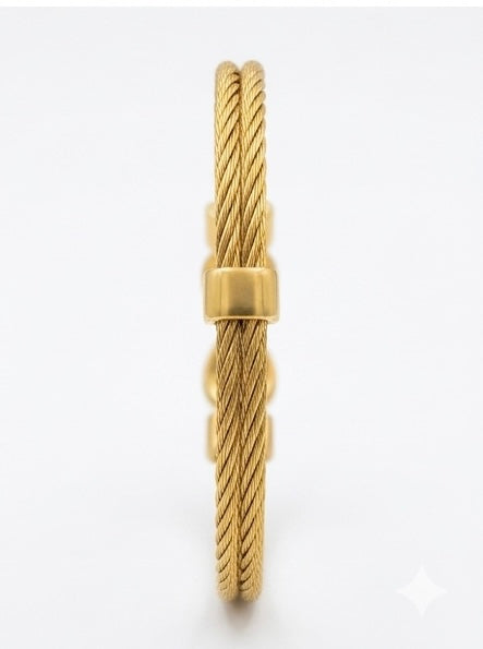 Kada brecelate heavy quality golden